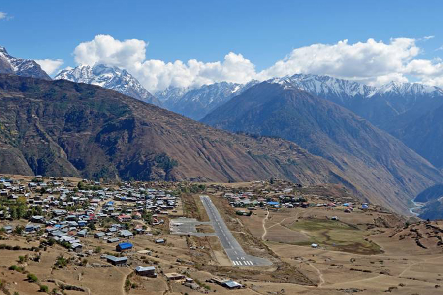 हुम्लामा तीन दिनपछि पुनः हवाई उडान सुरु